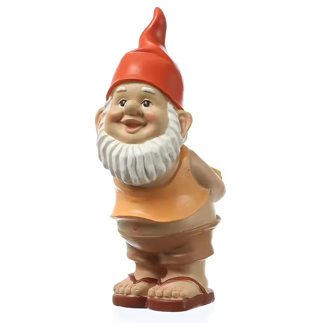 MARELIDA Gartenzwerg mit Zitronen 22,5 cm Gartenfigur Gartendeko