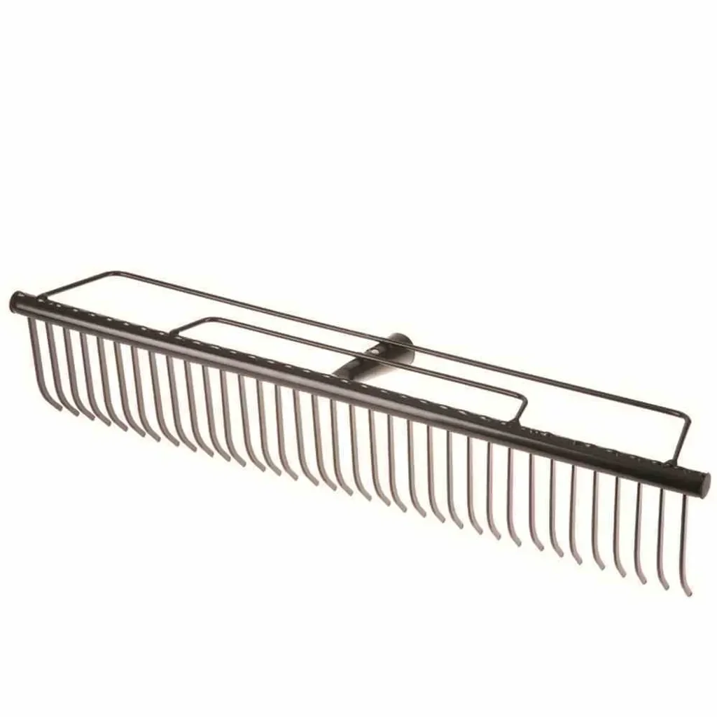 FREUND VICTORIA Parkrechen, 44 Zähne, 700 mm, ohne Stiel, grauschwarz