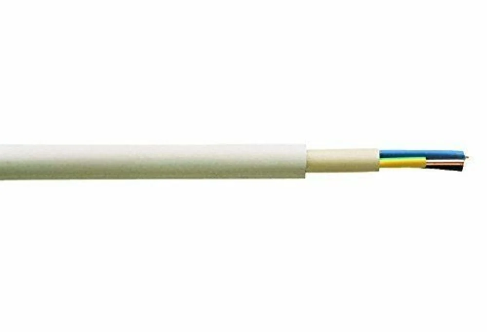 MAXGO NYM-J 3G1,5 Mantelleitung 3x1,5 PVC grau 5m Elektrokabel
