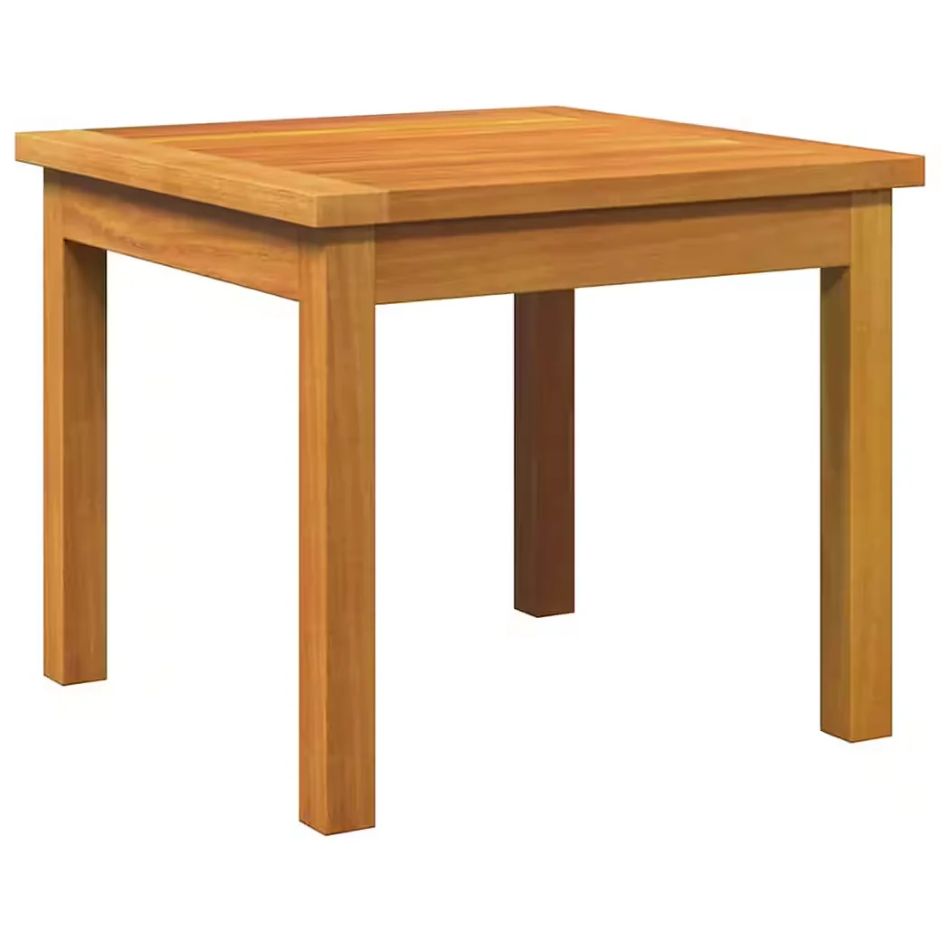vidaXL Gartenlounge-Set mit Beistelltisch Massivholz natur geölt