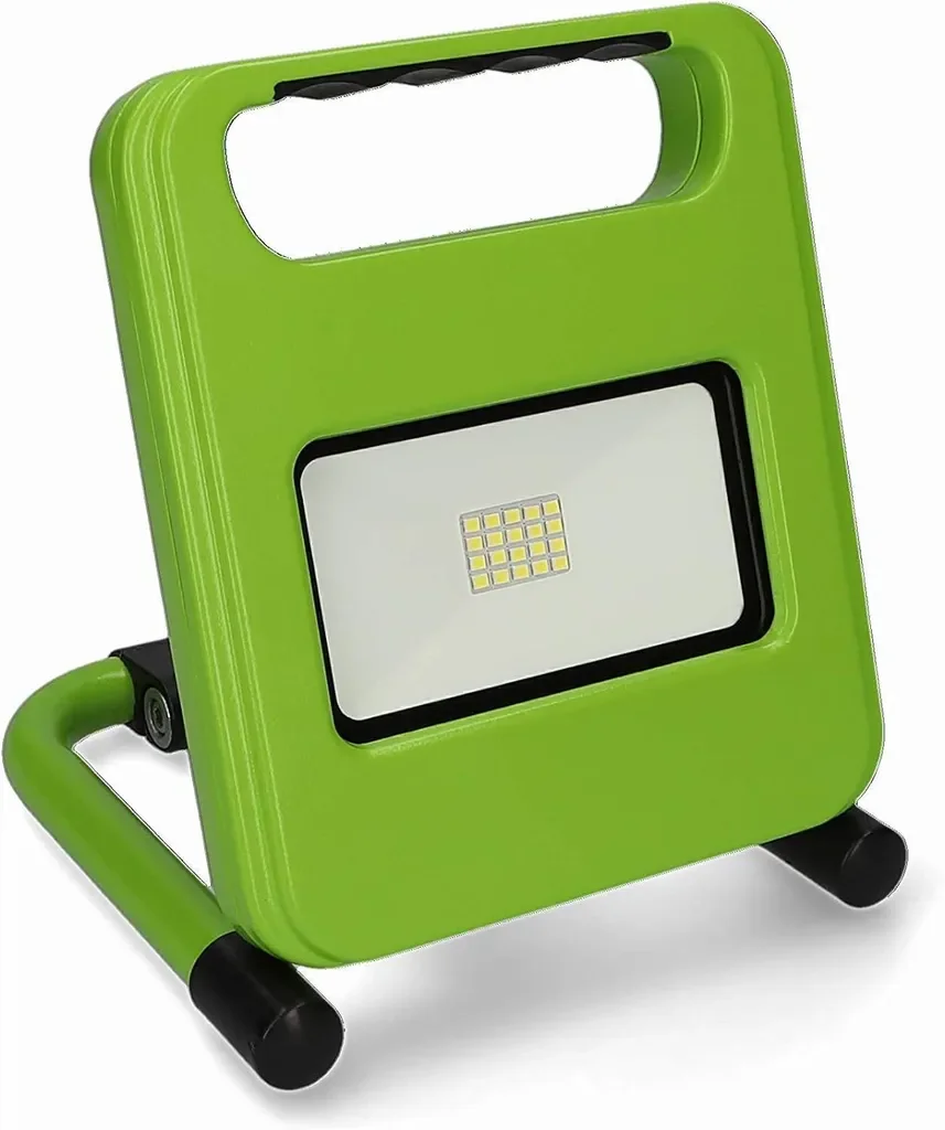 UNITEC LED Arbeitsstrahler Akku 700 lm 10W, Powerbank, IP44, 6500K