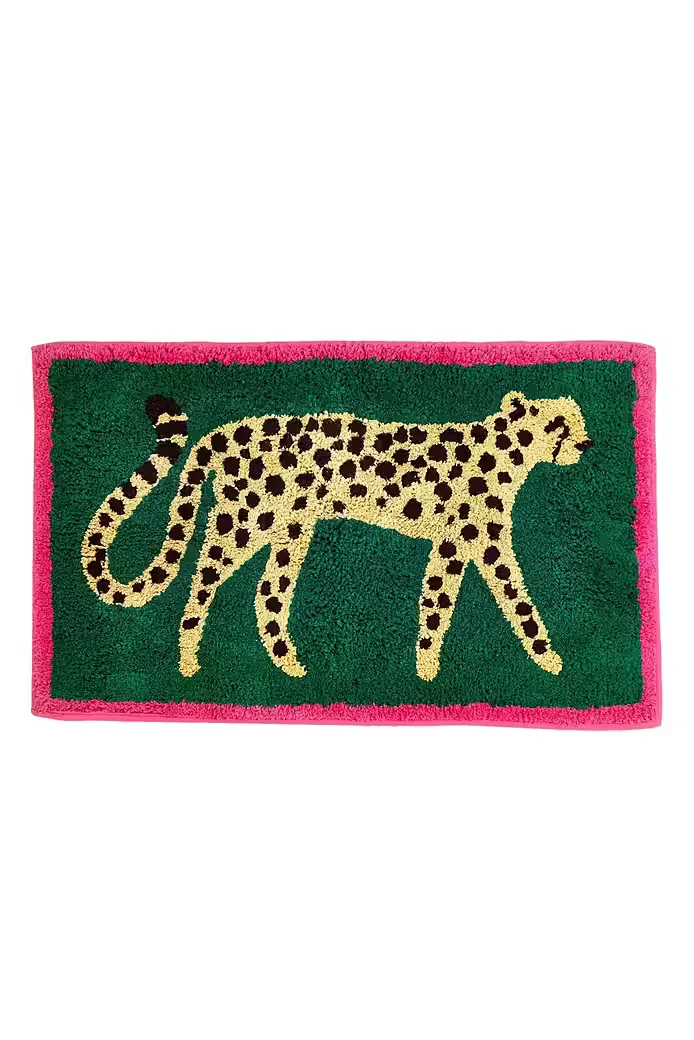NEXT Badematte mit Gepard Animal Print aus Baumwolle