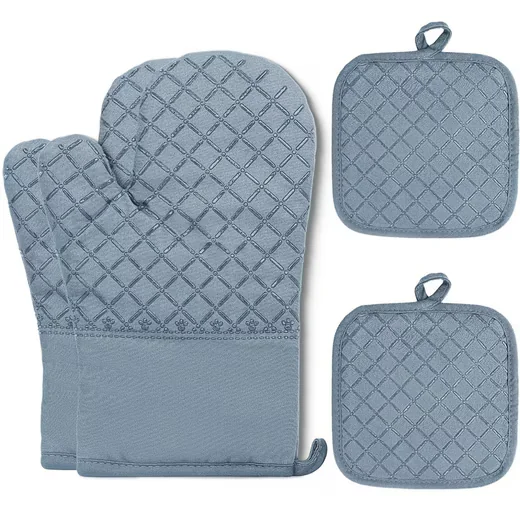 HUGERSTONE Topflappen Ofenhandschuhe 260 Grad rutschfest hitzefest